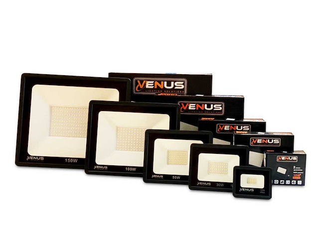 Led schijnwerper 30w – 6500k koud wit – ip65 waterdicht (x6) - afbeelding 4 van  4