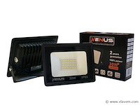 Led schijnwerper 30w – 6500k koud wit – ip65 waterdicht (x6) - afbeelding 2 van  4