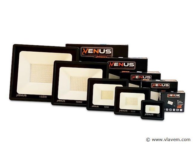 Led schijnwerper 30w – 6500k koud wit – ip65 waterdicht (x6) - afbeelding 4 van  4