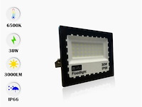 Led schijnwerper 30w mini – 6500k koud wit – ip65 waterdicht (x12) - afbeelding 4 van  4