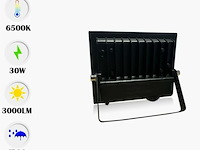 Led schijnwerper 30w mini – 6500k koud wit – ip65 waterdicht (x12) - afbeelding 3 van  6