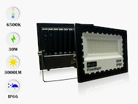 Led schijnwerper 30w mini – 6500k koud wit – ip65 waterdicht (x12) - afbeelding 4 van  6