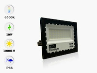Led schijnwerper 30w mini – 6500k koud wit – ip65 waterdicht (x12) - afbeelding 5 van  6