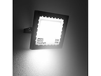Led schijnwerper 30w mini – 6500k koud wit – ip65 waterdicht (x6) - afbeelding 1 van  4