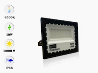 Led schijnwerper 30w mini – 6500k koud wit – ip65 waterdicht (x6) - afbeelding 4 van  4