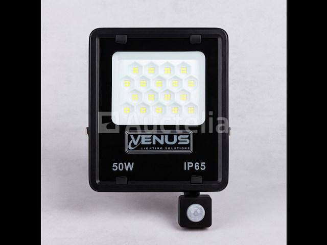 Led schijnwerper 50w – met sensor – 4000k naturaal wit – ip65 waterdicht (x6) - afbeelding 4 van  5