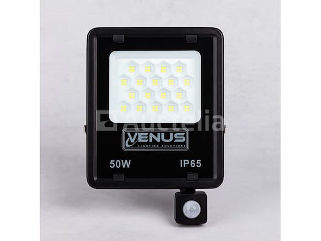 Led schijnwerper 50w – met sensor – 4000k naturaal wit – ip65 waterdicht (x6) - afbeelding 3 van  5