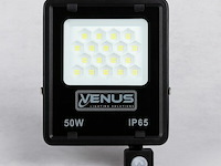 Led schijnwerper 50w – met sensor – 6500kkoud wit – ip65 waterdicht (x10) - afbeelding 3 van  6