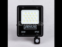 Led schijnwerper 50w – met sensor – 6500kkoud wit – ip65 waterdicht (x6) - afbeelding 4 van  5