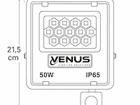 Led schijnwerper 50w – met sensor – 6500kkoud wit – ip65 waterdicht (x6) - afbeelding 5 van  6