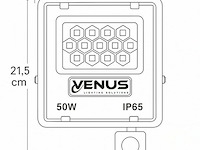 Led schijnwerper 50w – met sensor – 6500kkoud wit – ip65 waterdicht (x6) - afbeelding 5 van  6