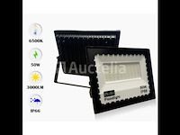 Led schijnwerper 50w mini – 6500k koud wit – ip65 waterdicht (x12) - afbeelding 2 van  5