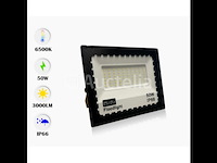 Led schijnwerper 50w mini – 6500k koud wit – ip65 waterdicht (x12) - afbeelding 3 van  5