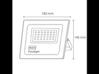Led schijnwerper 50w mini – 6500k koud wit – ip65 waterdicht (x12) - afbeelding 4 van  5
