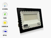 Led schijnwerper 50w mini – 6500k koud wit – ip65 waterdicht (x12) - afbeelding 5 van  6