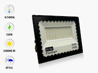Led schijnwerper 50w mini – 6500k koud wit – ip65 waterdicht (x12) - afbeelding 5 van  6