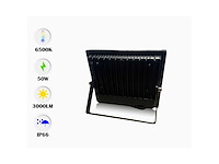 Led schijnwerper 50w mini – 6500k koud wit – ip65 waterdicht (x6) - afbeelding 2 van  5