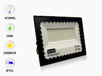 Led schijnwerper 50w mini – 6500k koud wit – ip65 waterdicht (x6) - afbeelding 4 van  4