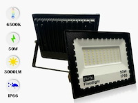 Led schijnwerper 50w mini – 6500k koud wit – ip65 waterdicht (x6) - afbeelding 4 van  6