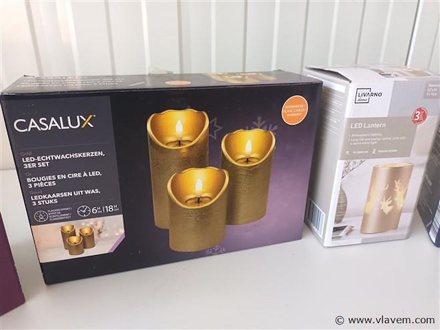 Led sfeerverlichting. 4 stuks - afbeelding 3 van  4