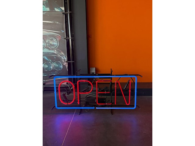 Led sign "open" - afbeelding 1 van  1