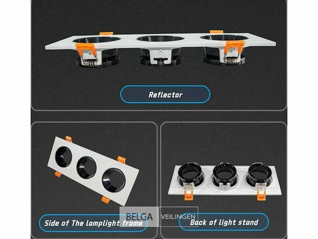 Led spot gu10 - 5w - 6500k koud wit - ip20 (x50) - afbeelding 4 van  6