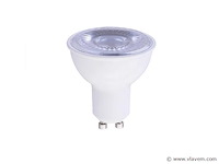 Led spot gu10 – 5w – 6500k koud wit – ip20 (x100) - afbeelding 1 van  3
