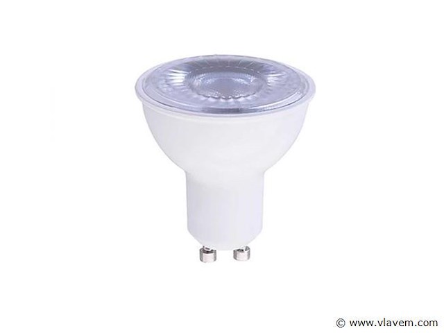 Led spot gu10 . 5w . 6500k koud wit . ip20 (x200) - afbeelding 1 van  3