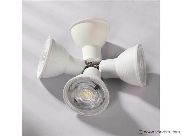 Led spot gu10 – 5w – 6500k koud wit – ip20 (x200) - afbeelding 2 van  3