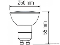 Led-spot gu10 – 6w – dimbaar – 6500k koud wit – ip20 (x200) - afbeelding 3 van  4