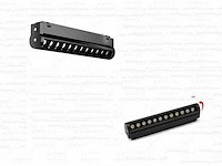 Led spot lineaire op magnetische rail 48v - 18w - zwart - alfa (x8) - afbeelding 4 van  6