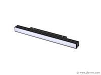 Led spot lineaire op magnetische rail 48v -15w - mora (x8) - afbeelding 3 van  5