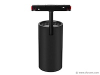Led spot op magnetische rail 48v - 20w - zwart - bery (x4) - afbeelding 3 van  5