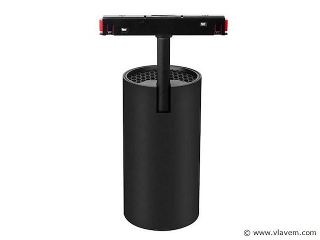 Led spot op magnetische rail 48v - 20w - zwart - bery (x4) - afbeelding 3 van  5