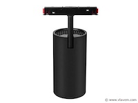 Led spot op magnetische rail 48v - 20w - zwart - bery (x4) - afbeelding 3 van  5