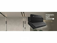 Led spot op magnetische rail 48v - 20w - zwart - bery (x4) - afbeelding 4 van  6