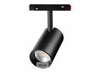 Led spot op magnetische rail 48v - 20w - zwart - bery (x4) - afbeelding 2 van  6