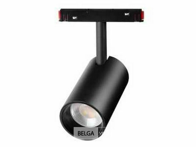 Led spot op magnetische rail 48v - 20w - zwart - bery (x4) - afbeelding 2 van  6