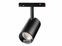 Led spot op magnetische rail 48v - 20w - zwart - bery (x4) - afbeelding 2 van  6