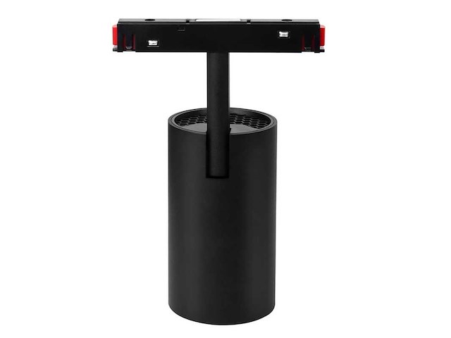 Led spot op magnetische rail 48v -10w - zwart - bery (x4) - afbeelding 3 van  5