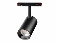 Led spot op magnetische rail 48v -10w - zwart - bery (x4) - afbeelding 3 van  7