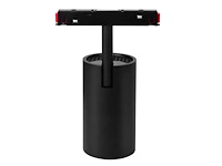 Led spot op magnetische rail 48v -10w - zwart - bery (x8) - afbeelding 2 van  4