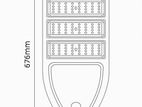 Led straatverlichting 150w met sensor – 6500k koud wit (x3) - afbeelding 6 van  6