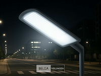 Led straatverlichting 200w – 6500k koud wit – ip65 waterdicht (x3) - afbeelding 1 van  7
