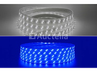 Led strip 25m - blauw & koud wit - ip65 waterdicht (x2) - afbeelding 1 van  5