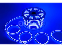 Led strip neon waterdicht 50m - blauw - ip65 waterdicht (x2) - afbeelding 1 van  5