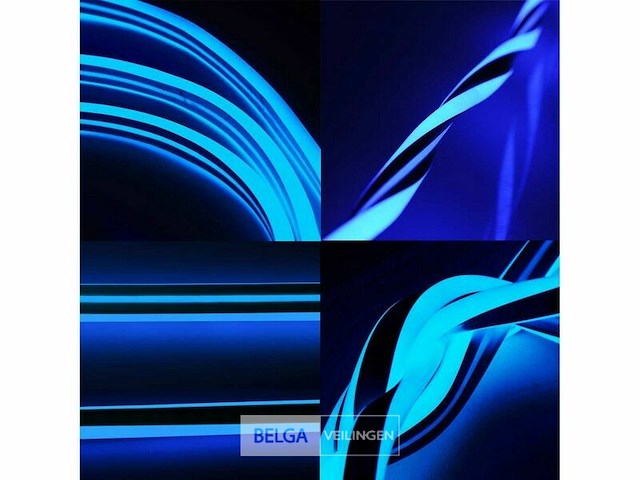 Led strip neon waterdicht 50m – blauw – ip65 waterdicht (x2) - afbeelding 5 van  6