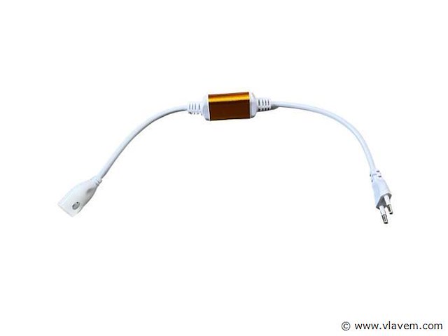 Led-stripconnector in twee kleuren – zonder lassen – hoge kwaliteit (x6) - afbeelding 1 van  2