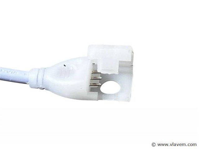 Led-stripconnector in twee kleuren – zonder lassen – hoge kwaliteit (x6) - afbeelding 2 van  2