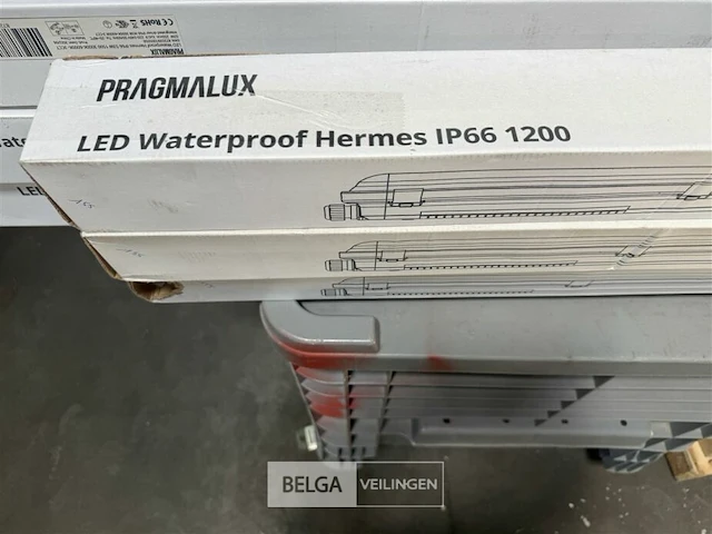 Led tl waterdicht armatuur pragmalux (3 st) - afbeelding 2 van  3
